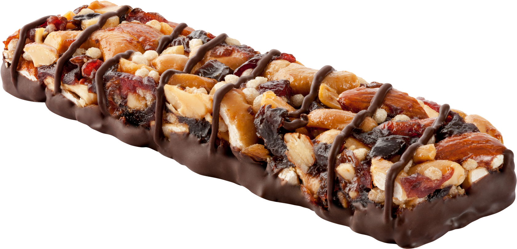 Chocolate Energy Bar with Fruits and Nuts