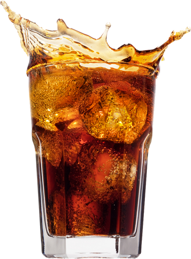 Cola Drink on a Glass