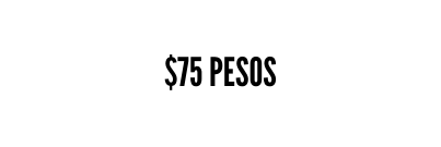 75 pesos